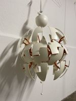 Ikea PS lampe weiss orange