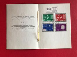 Briefmarken PTT Schweizerische Landesausstellung Expo 1964