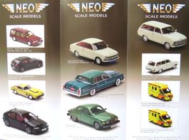 Kleiner NEO Modellautokatalog von 2010