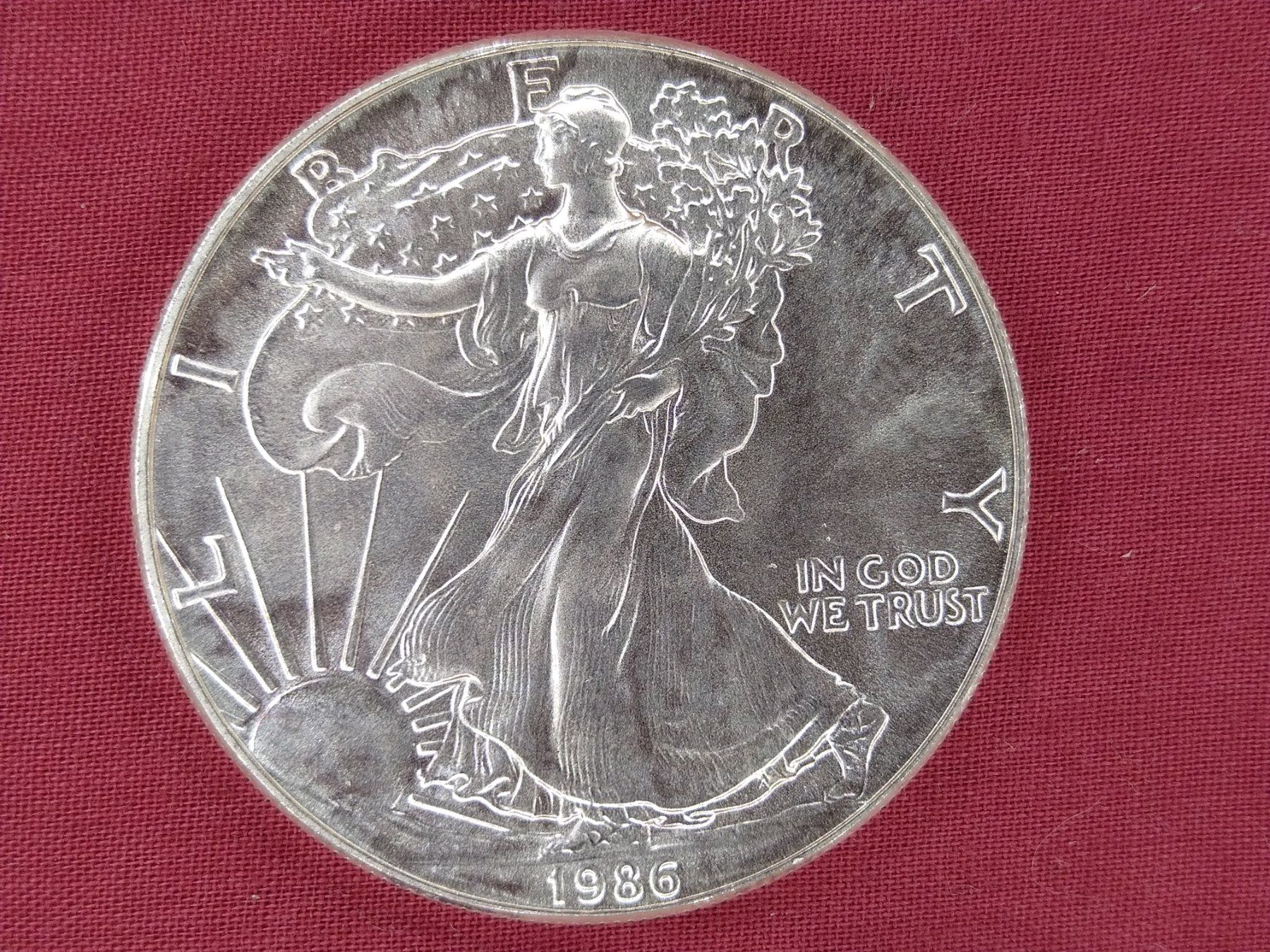 Tutti le monete: 1 Unze Silber 999 - American Silver Eagle 1986 – Usato da Dättlikon venduto da Bucher88 2