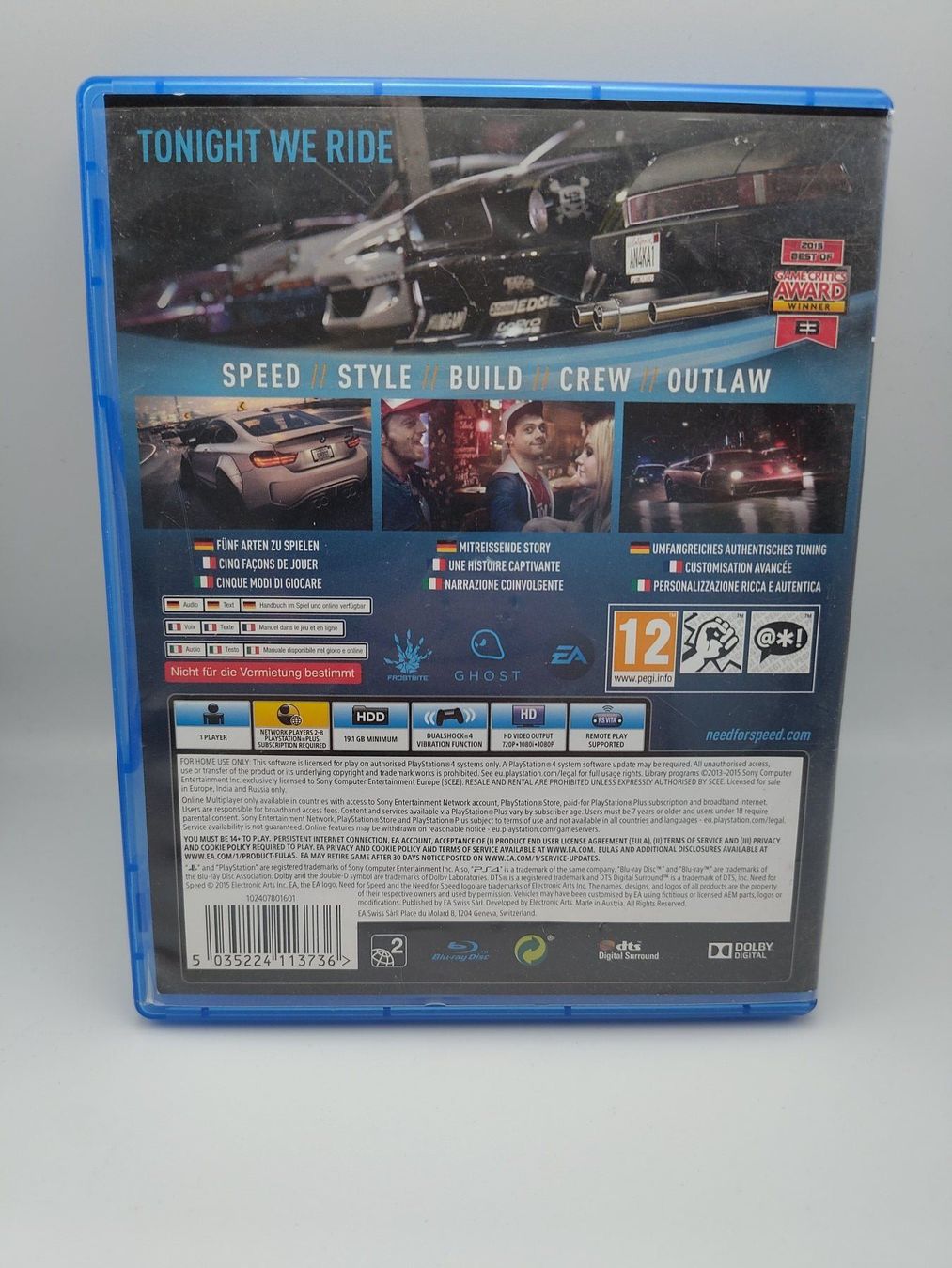 Sony Giochi: Need for Speed (Playstation 4 / PS4) – Usato da Kloten venduto da SuperRetroPixels 3