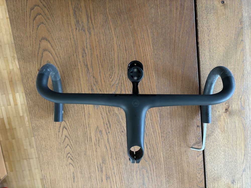 K-Force Compact Lenker Matt – 31,8mm, 420mm Breite, Für Rennrad & Gravel