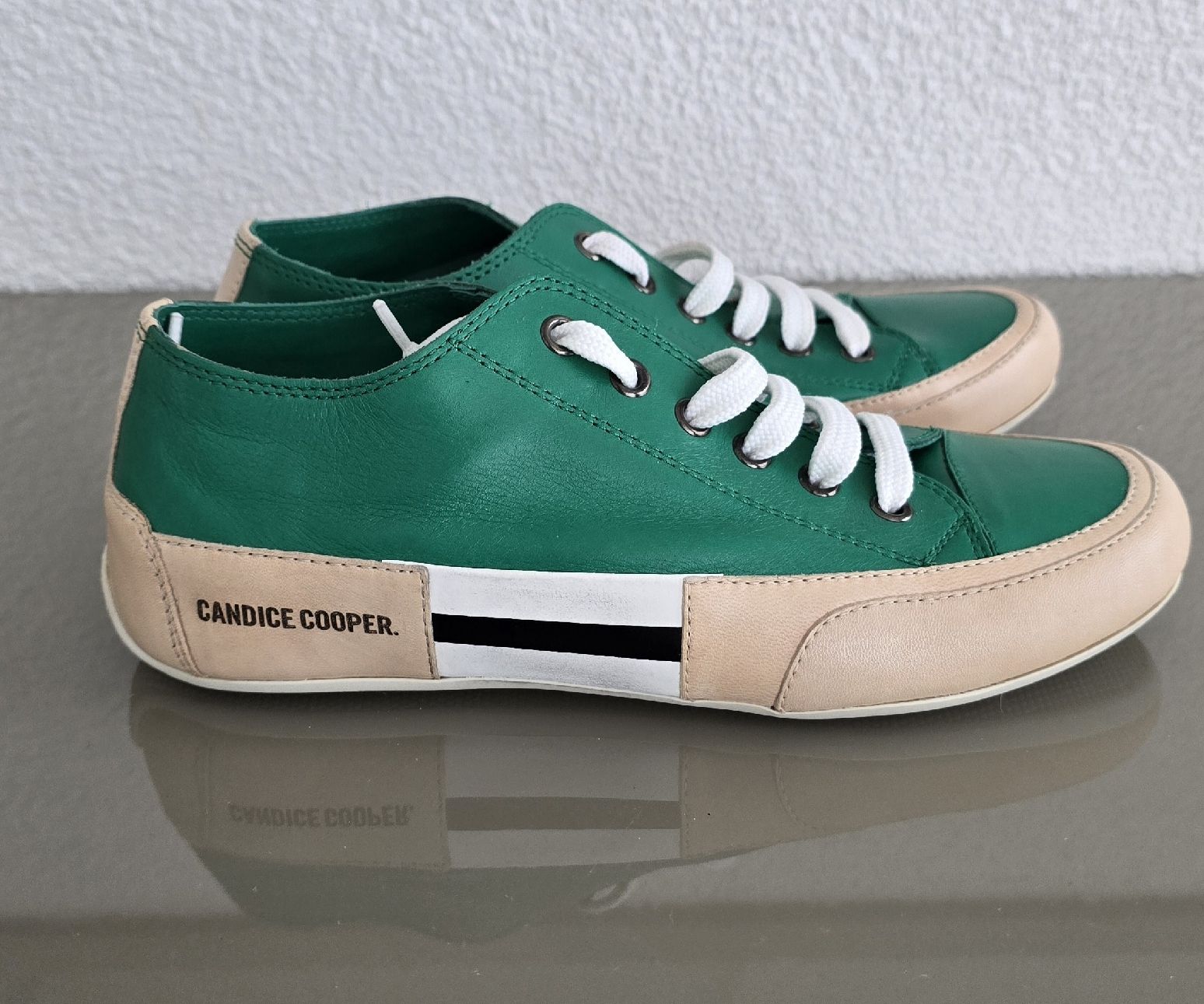 Cooper Scarpe da donna: Sneaker Candice Cooper 36 Leder grün – Nuovo e nell'imballaggio originale da Untereggen venduto da cla_kb2w