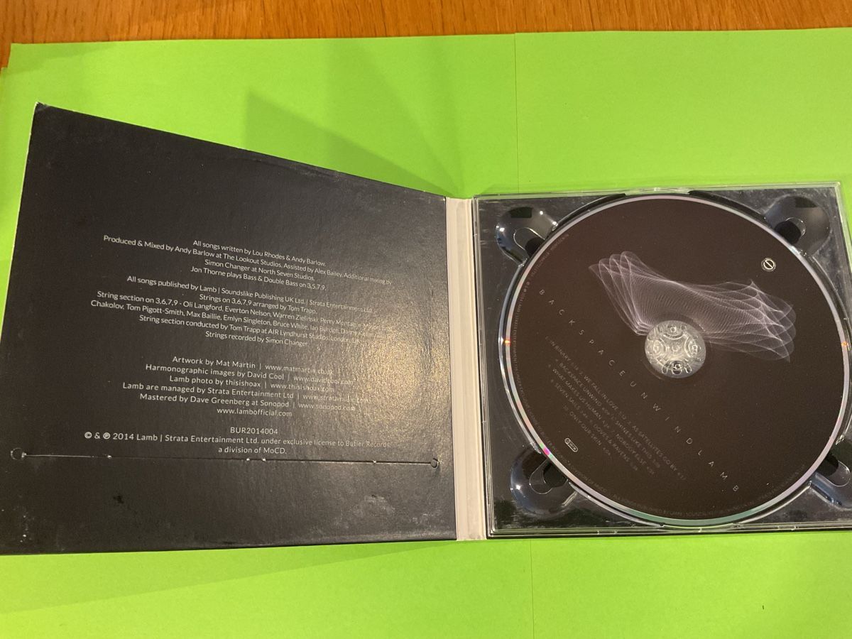 CD: Lamb - Backspace Unwind - CD - Sehr Gut Erhalten!Top! – Usato da Steinach venduto da Quarkie 1