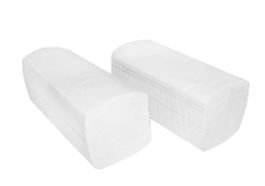 Papierhandtücher Zick-Zack-Falzung, 1-lagig, L 250 x B 230 m