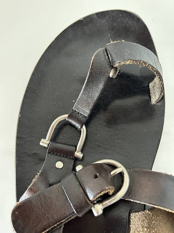 Navyboot Scarpe da uomo: Navyboot Sandalen Leder Schwarz – Usato da Winterthur venduto da TheArtAffair 2