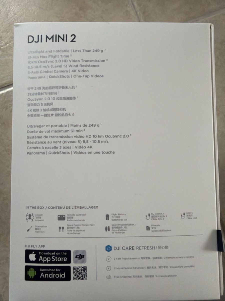 DJI Action Cam: DJI Mini 2 Drohne Ultralight NP 459 – Usato da Steinhausen venduto da kathrin1710 6