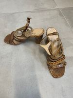 Sandales en cuir de python véritable de la marque Kalliste