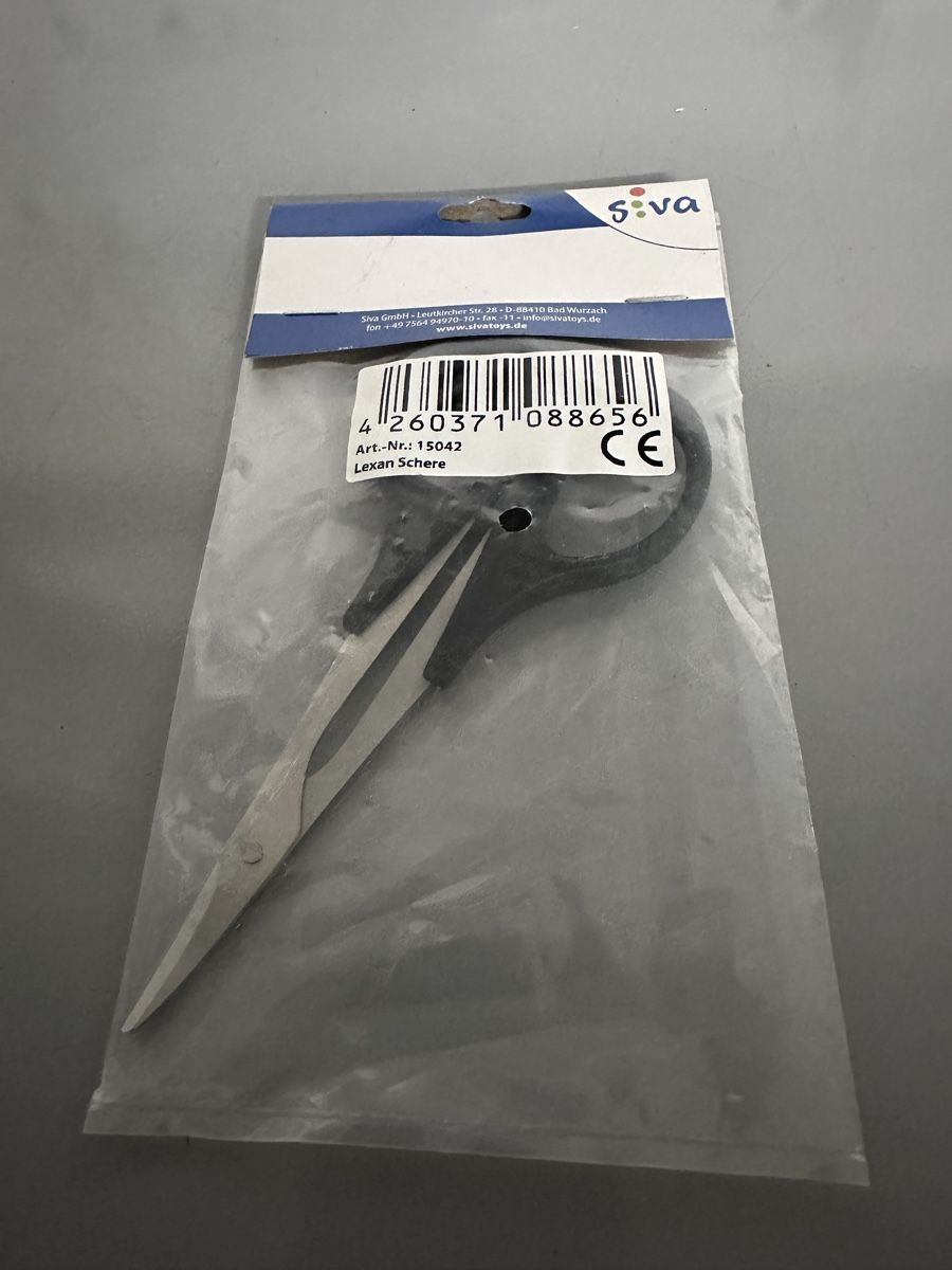 Modellismo RC: Siva Lexan Schere neu und originalverpackt – Nuovo e nell'imballaggio originale da Uerkheim venduto da Crank99 1