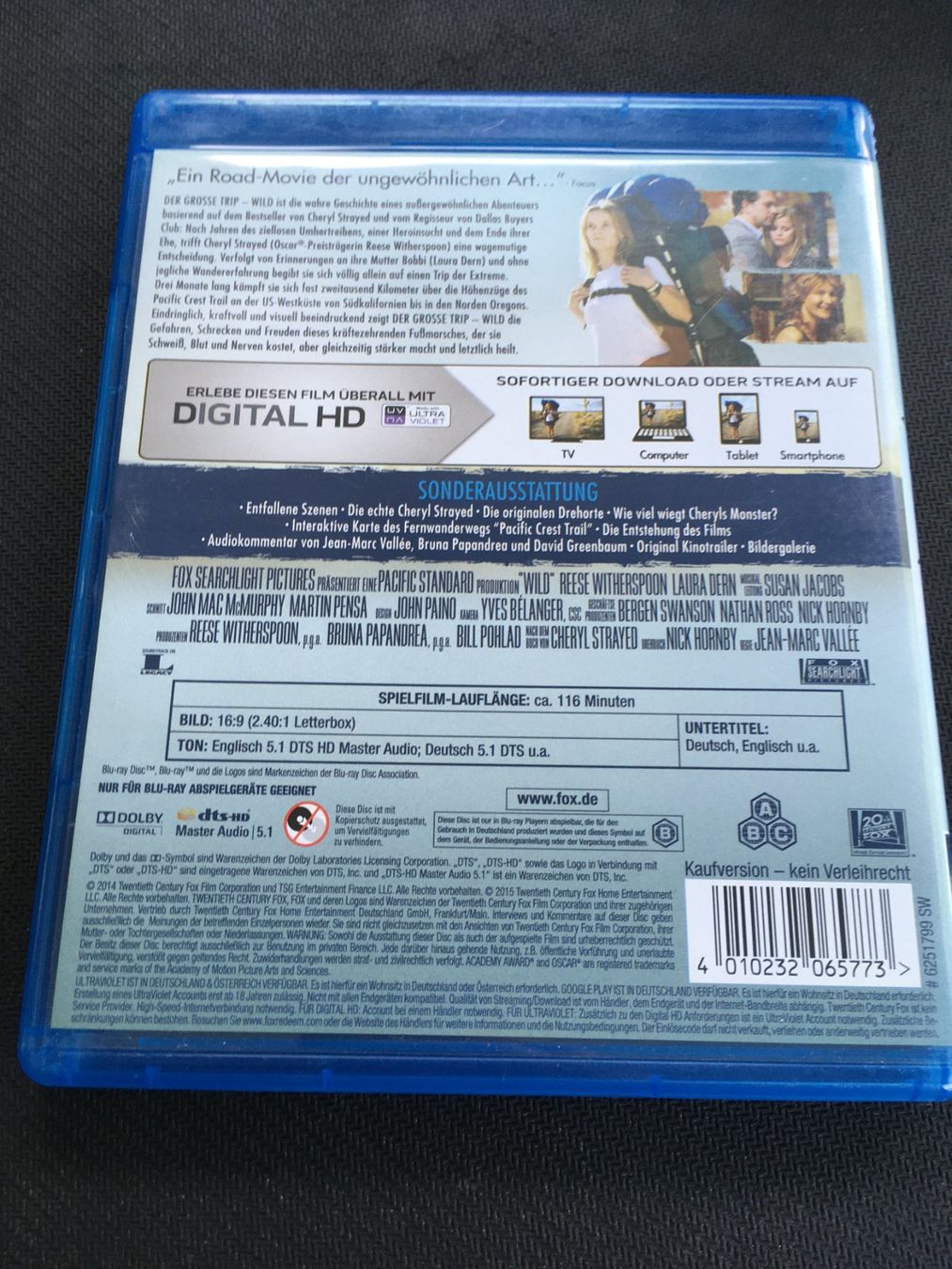 Tutti i DVDs: Der grosse Trip - Wild [Blu-ray] – Usato da St.Gallen venduto da MedienJoe 1