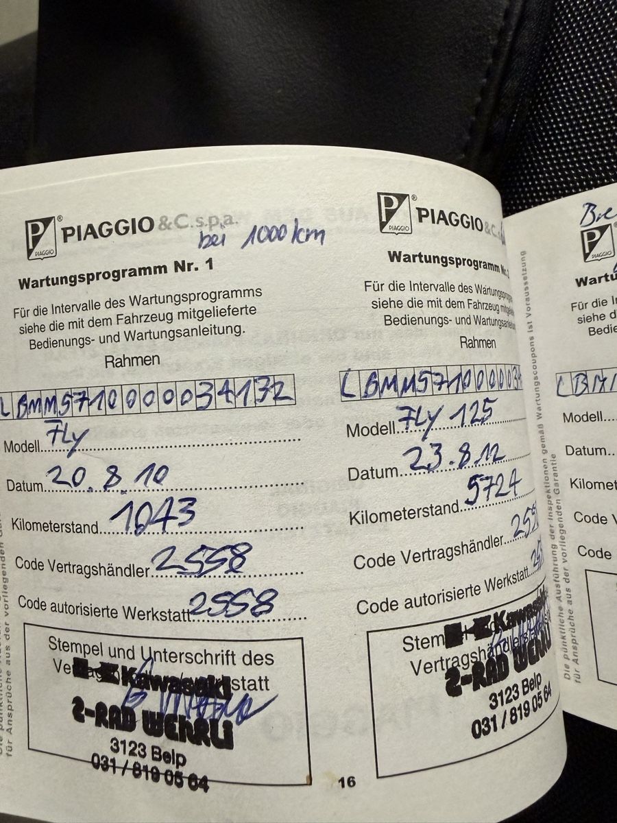 Piaggio Scooter: PIAGGIO FLY 125 CC – Nuovo (secondo la descrizione) da Winterthur venduto da Fabio_46 8