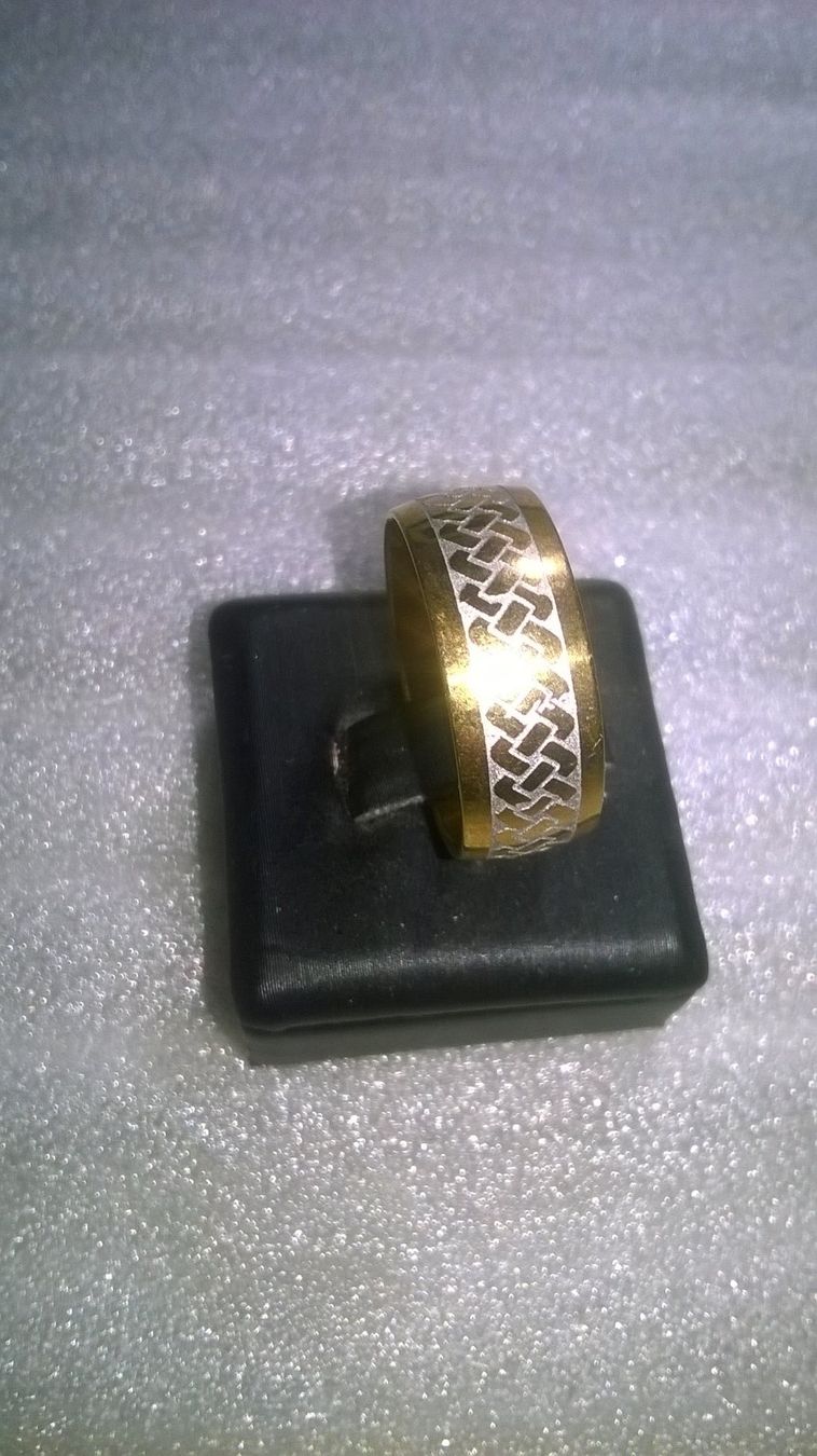 Ringe: RING EDELSTHAL,,,VERGOLDET,,,GLANZIG – Neu (gemäss Beschreibung) aus Basel von bijoutrie_4 2