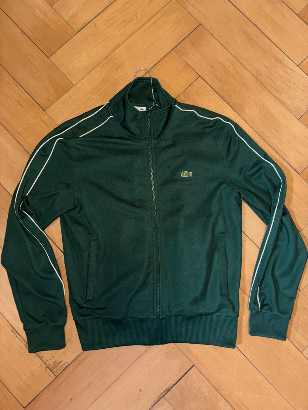 Lacoste Jacken: Lacoste Trainerjacke Dunkelgrün – Gebraucht aus Zürich von LinoBossi