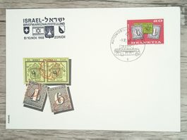 TR17 Enveloppe + Timbre Suisse 1968