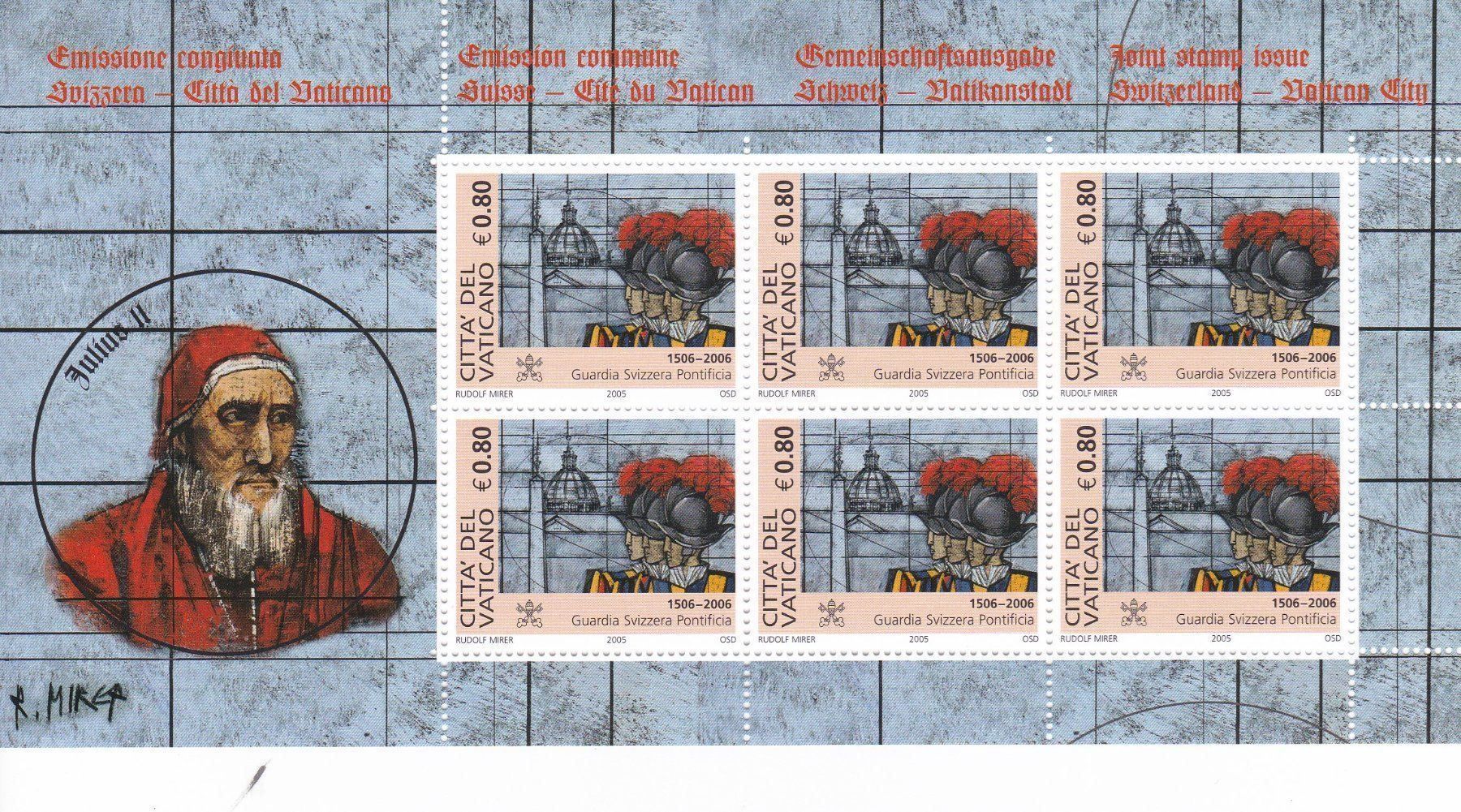 Tutti i francobolli: Postfrisch Schweiz/Vatikan 2005 – Nuovo e nell'imballaggio originale da Schliern b. Köniz venduto da joni20 1