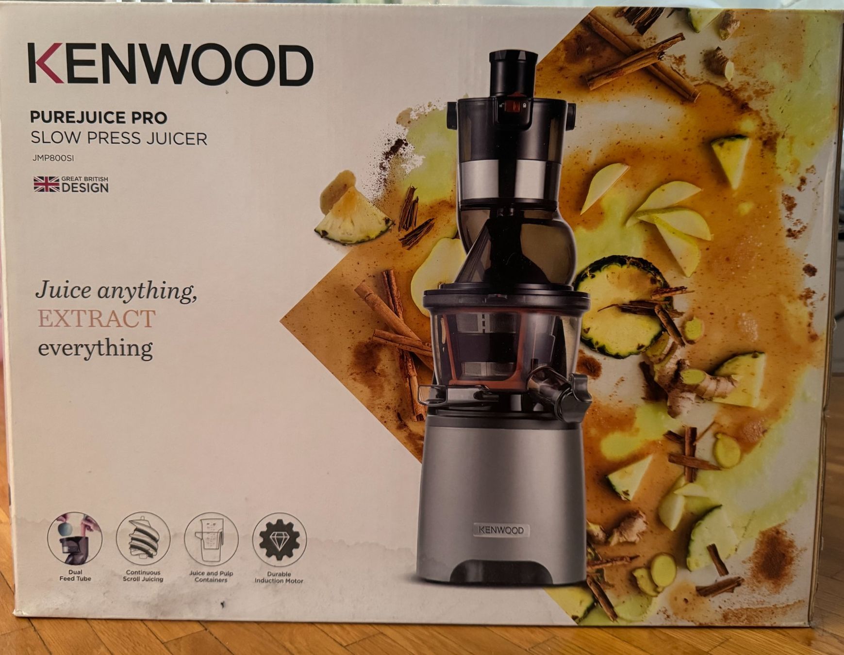 Kenwood Küchengeräte: Kenwood Pure Juice JMP800SI – Gebraucht aus Collex von commander31 1