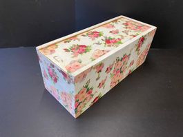 Schöne Vintage Holzschachtel, Aufbewährungsbox