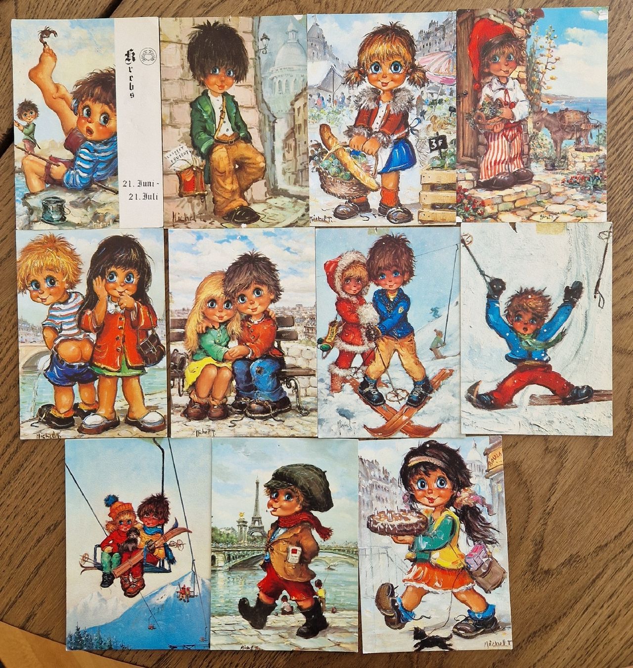 Cartoline postali: 12 Karten Michel Thomas – Usato da Ebikon venduto da Donar50