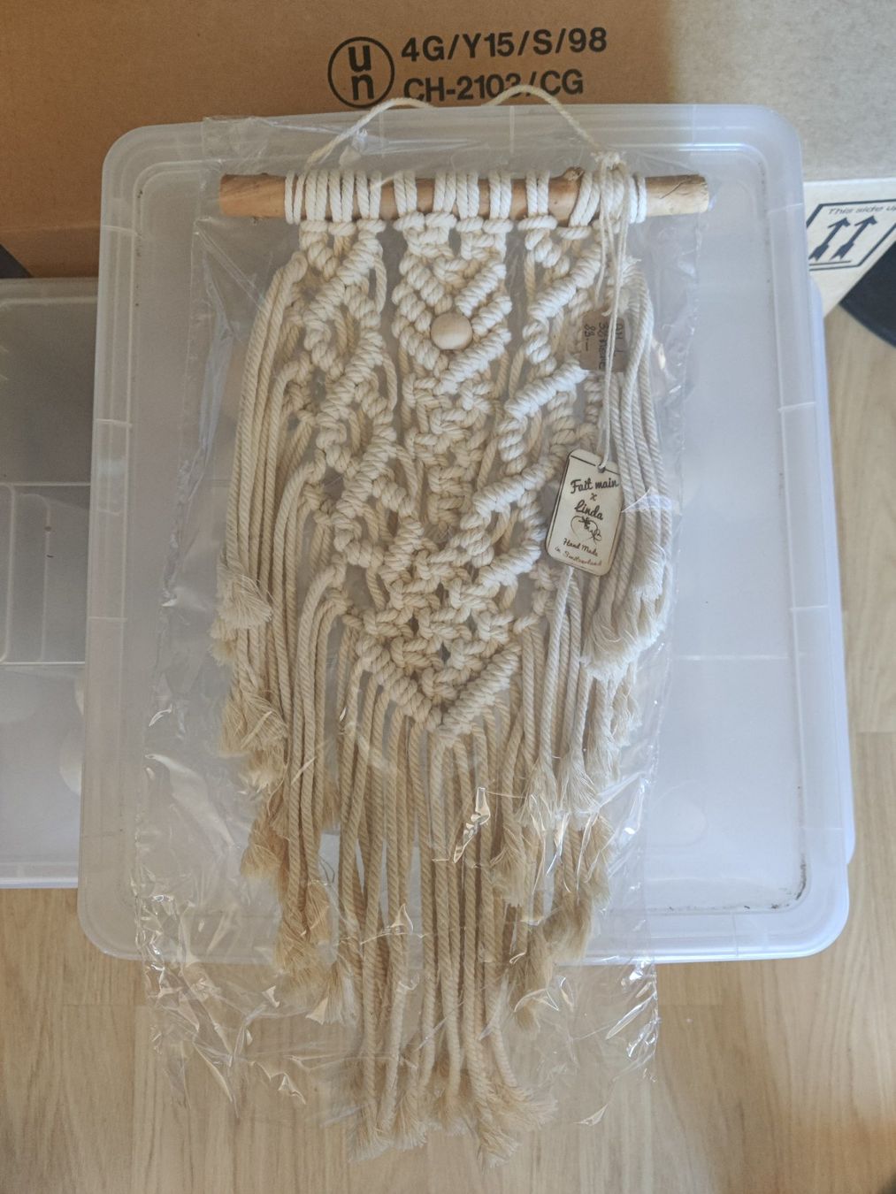 Tutte le decorazioni: Macrame Wall Hanging , Boho Chic PAY ONE+ GET 1 SMALLER FREE – Nuovo e nell'imballaggio originale da Neirivue venduto da naz_z28w 1