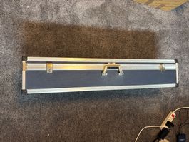 Koffer Aluminium / Kunststoff blau, gebraucht