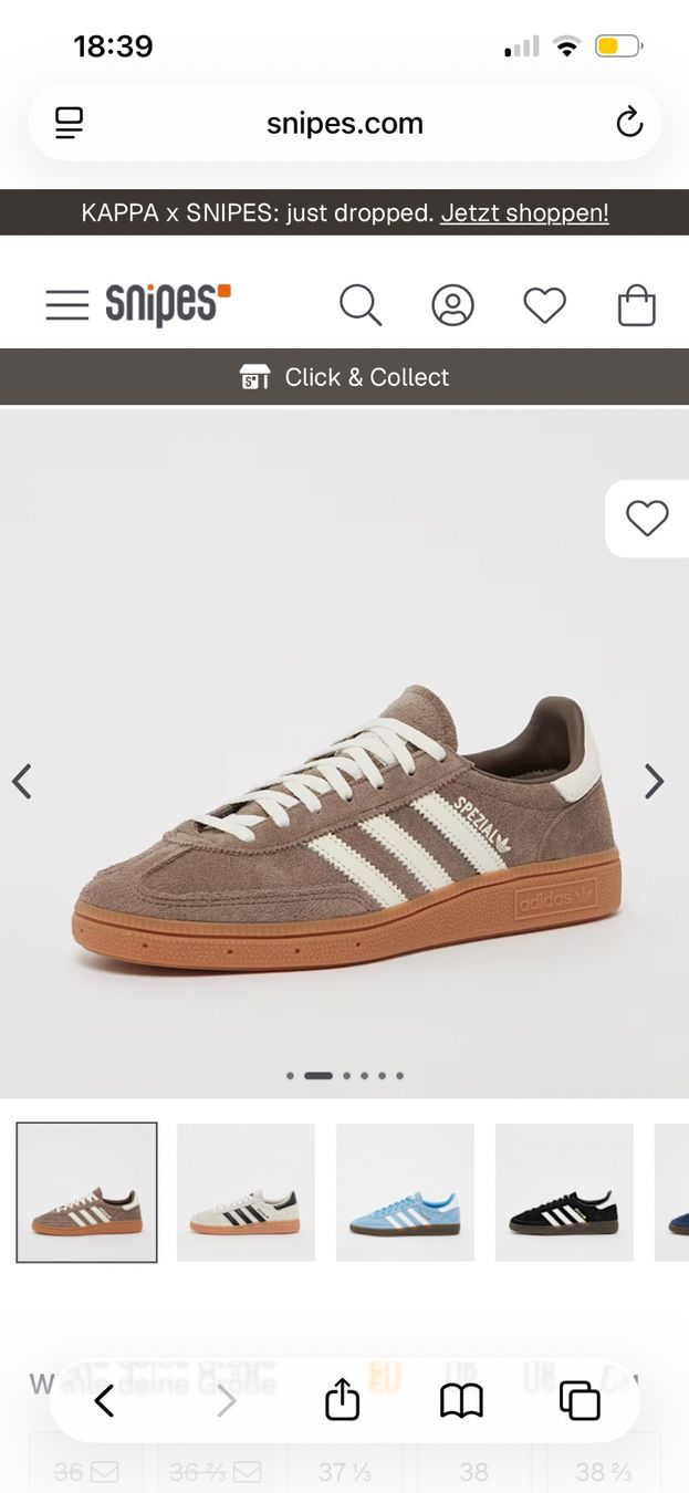 Adidas Scarpe da uomo: Original Adidas Spezial, Grösse 37 1/3 – Nuovo (secondo la descrizione) da Wil/ZH venduto da Mrsjennienguyen