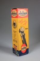 Vintage USALITE Swivel-Head Taschenlampe mit Originalverpack