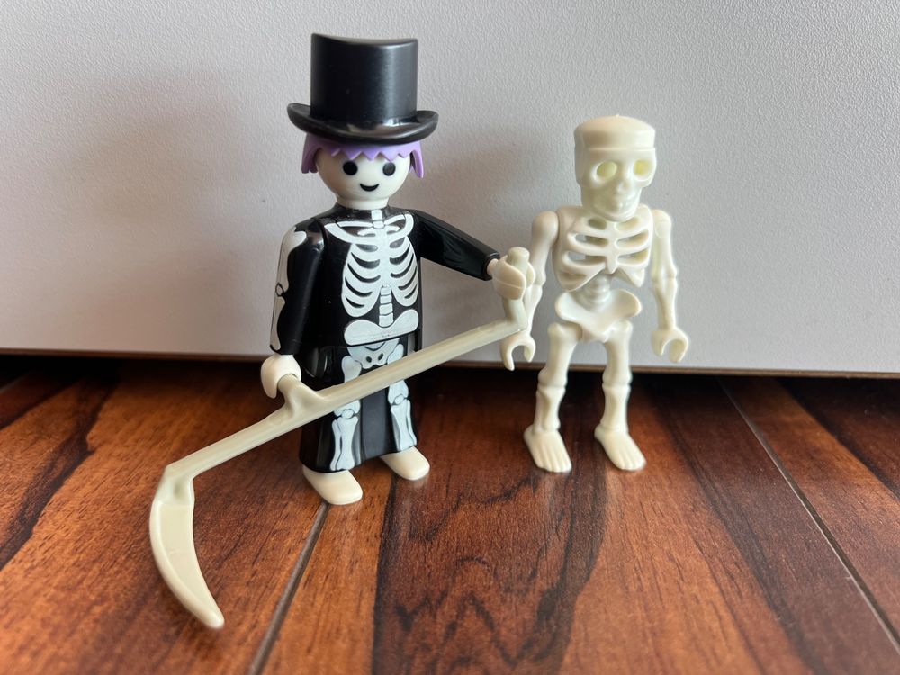 Produktbild von Mini-Skelett-Figuren, Coole Skelett-Figuren, Kleine Skelett