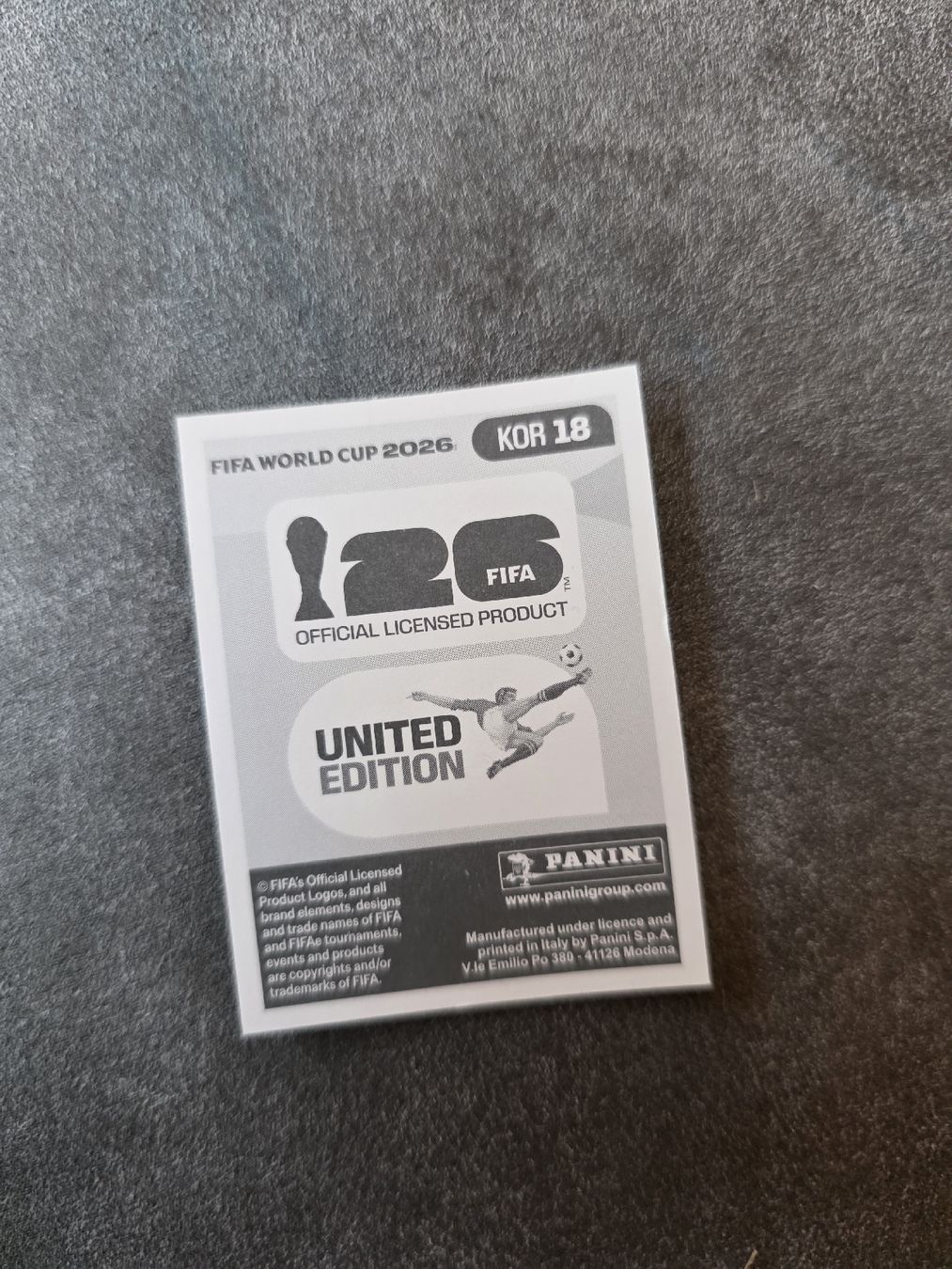 Panini Sammelbilder & Trading cards: Panini WM 2026 KOR 18 Son – Neu (gemäss Beschreibung) aus Romanshorn von leeh78 1
