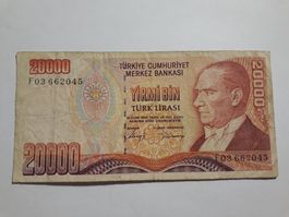TÜRKEI - 20'000 Lirasi (F03662045)