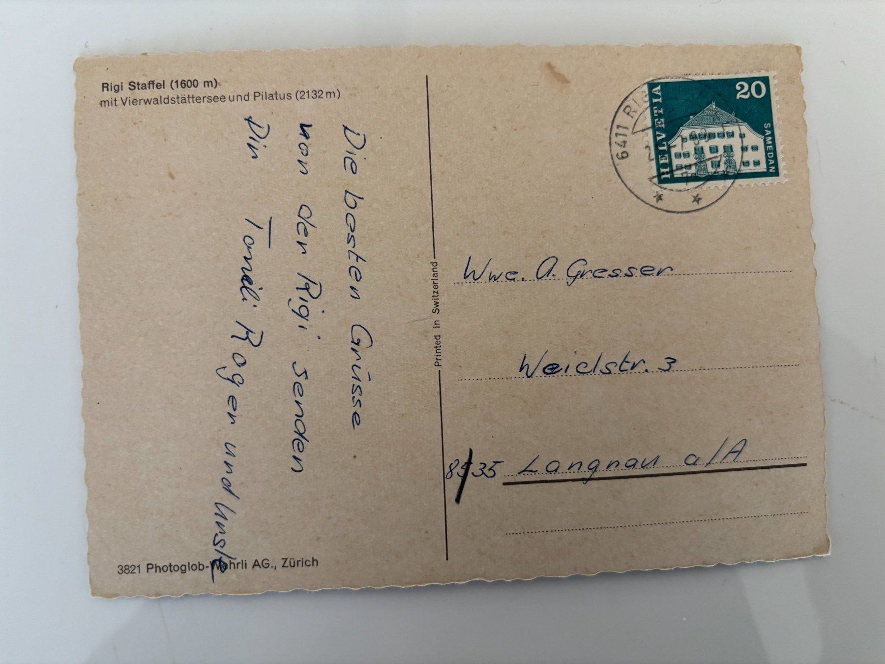 Cartoline postali: Rigi-Bahnen – Usato da Einsiedeln venduto da maerkli58 1