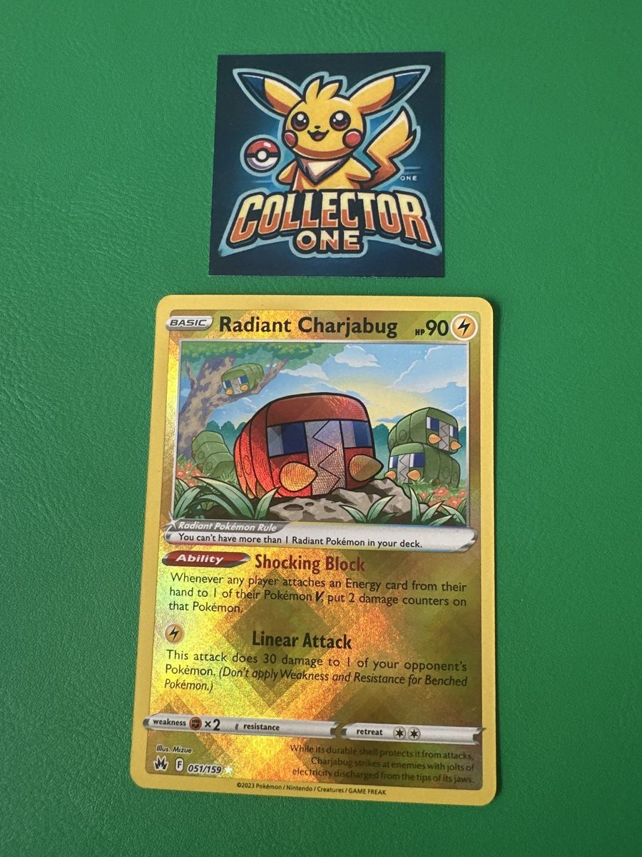 Pokémon Sammelbilder & Trading cards: Pokemon Radiant Charjabug Shiny Wunderschön – Neu (gemäss Beschreibung) aus Lommiswil von CollectorOne