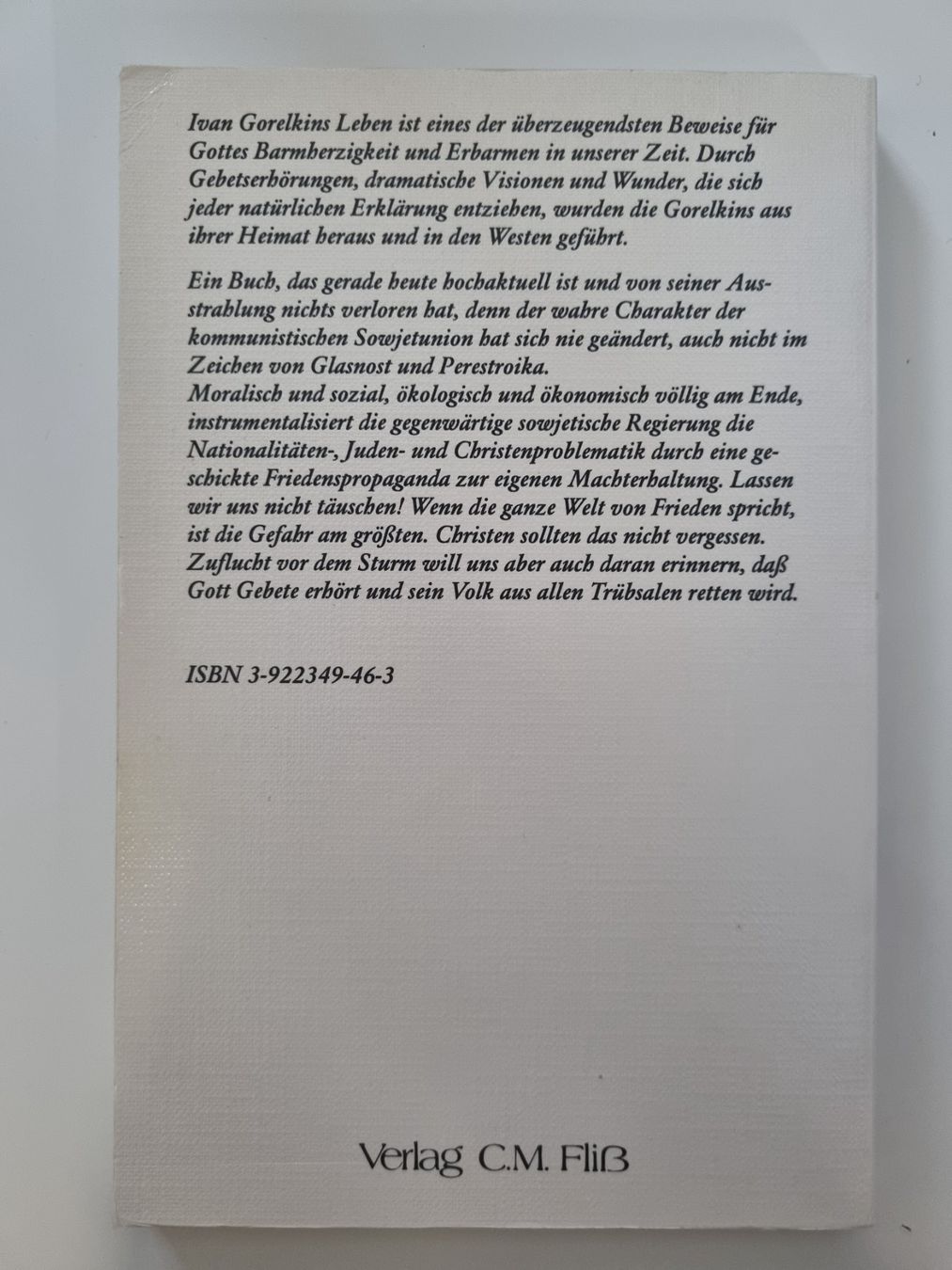 Libri: Ivan Gorelkin - Zuflucht vor dem Sturm – Usato da Wetzikon ZH venduto da Bambiskus 1