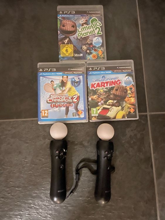 2 Playstation 3 Move Controller + Games Kaufen auf Ricardo