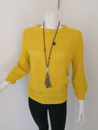 🤩OPUS STRICK-PULLOVER GELB