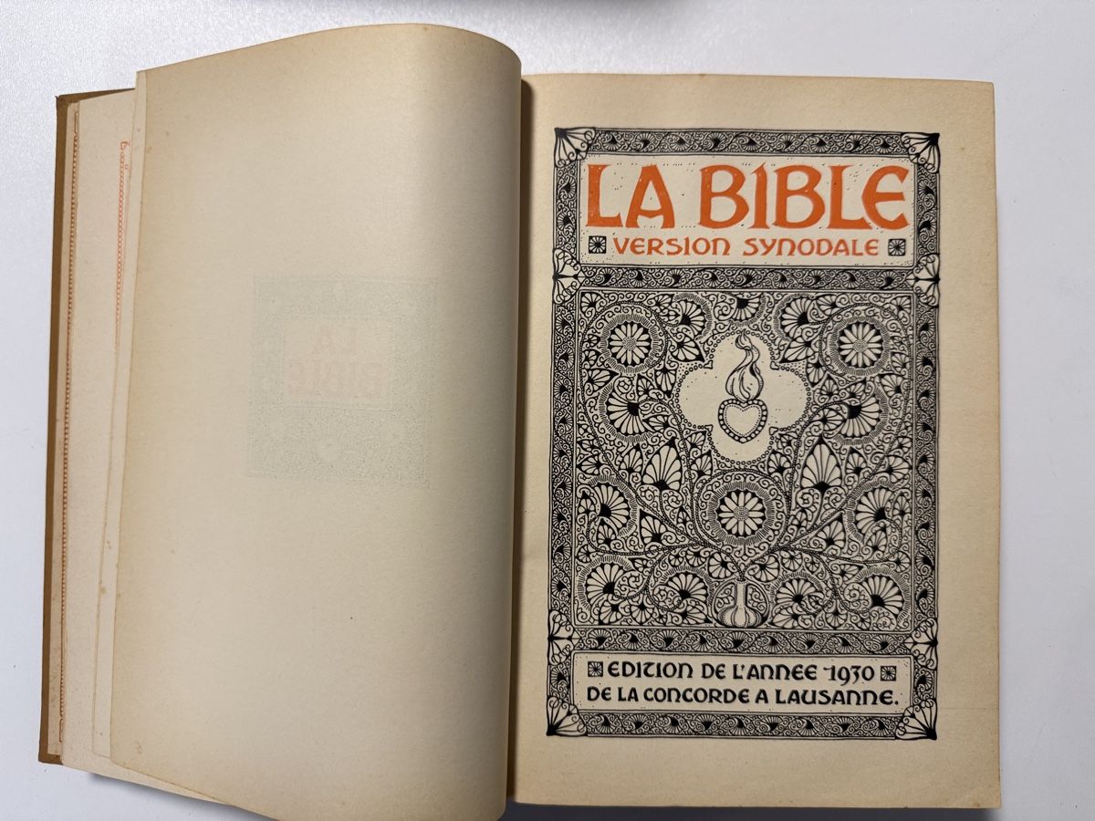 Livres: La Bible - Version Synodale - Édition de 1930 – D'occasion à Ardon par Momovs99 2