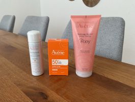 Avene SommerSet:Sonnenschutz, Body Peeling,Thermalwasser NEU