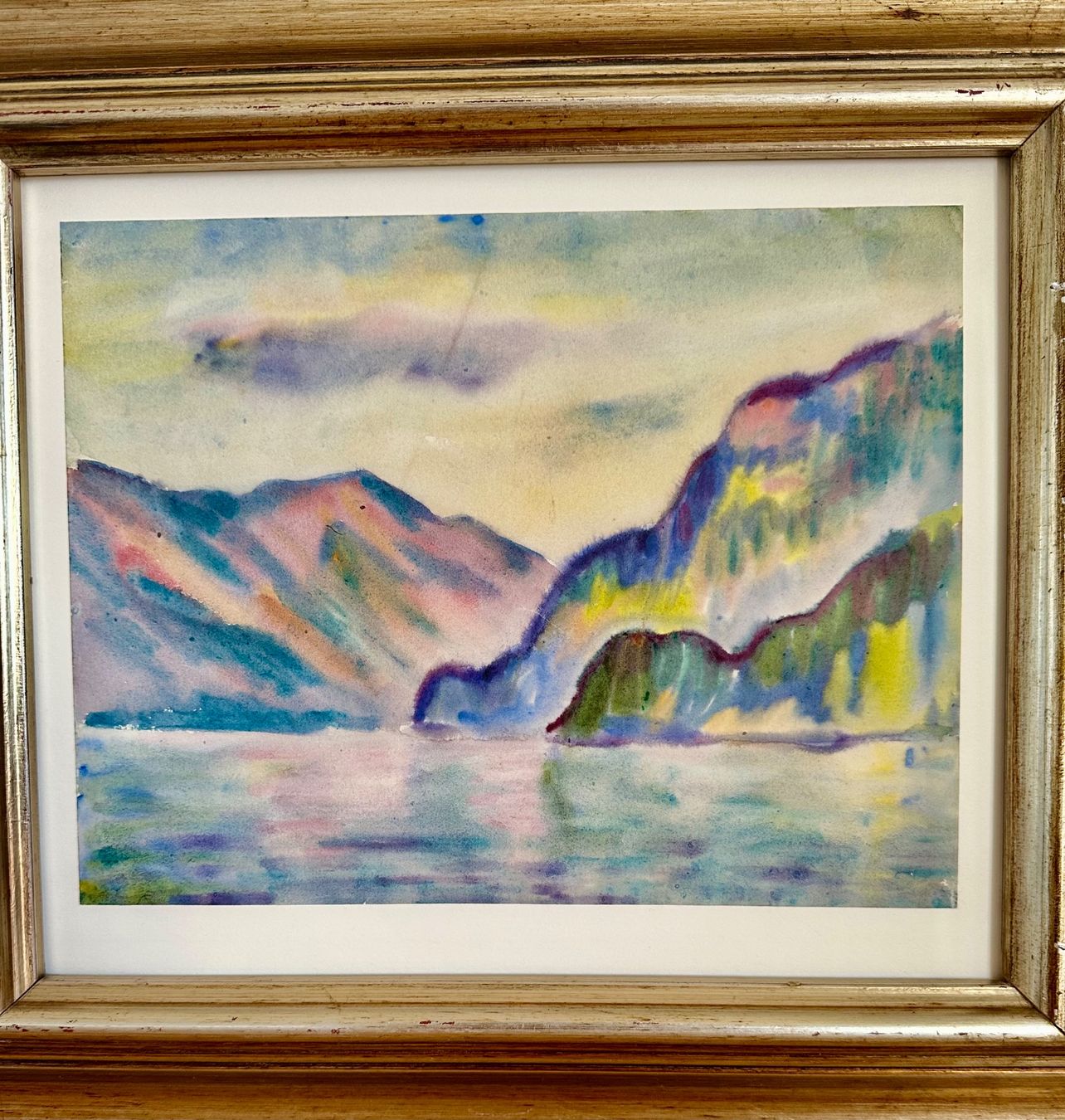 Gemälde: Aquarell Brienzersee, Werner Emil Engel – Gebraucht aus Luzern von Mamutpe 1