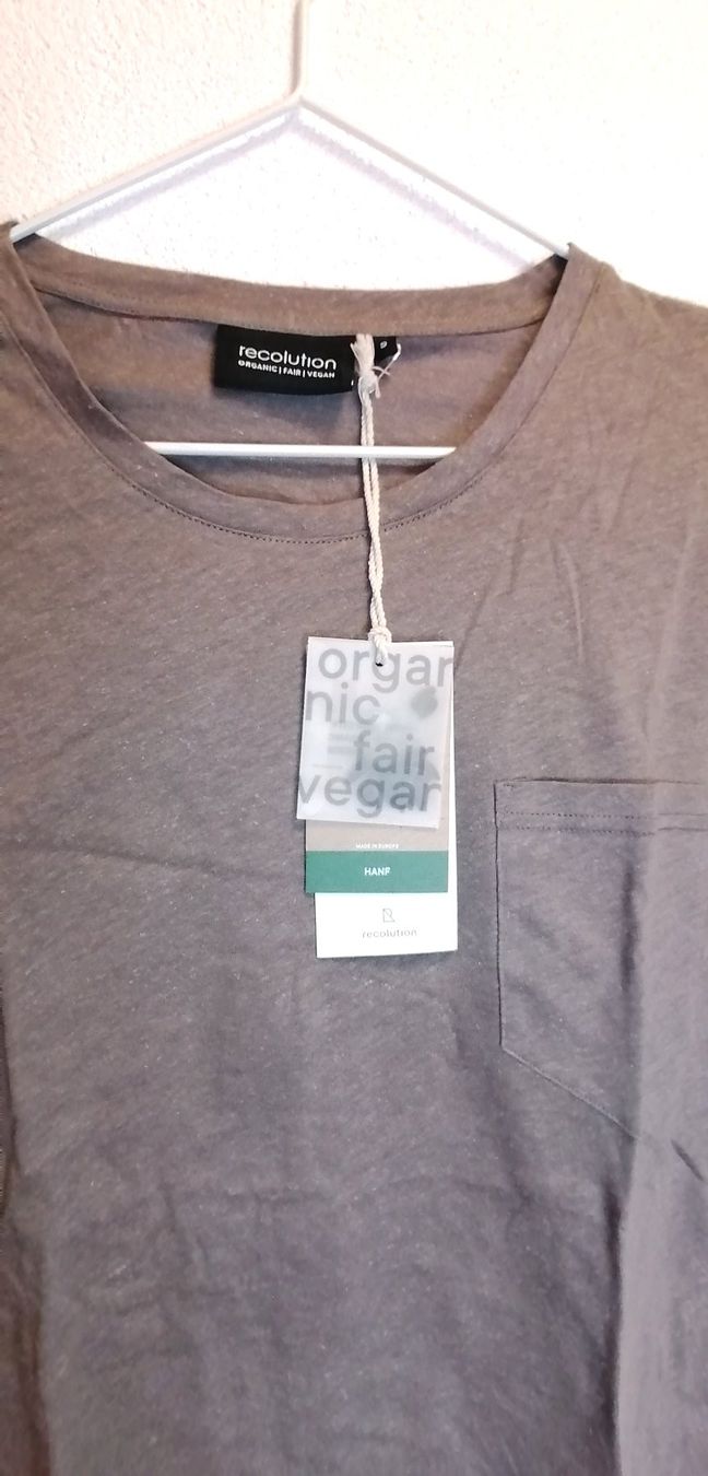 T-Shirts: T-Shirt Hanffasern Baumwolle fairtrade recolution Grösse S – Neu und originalverpackt aus Rheinfelden von womanskirtSecondhand 2