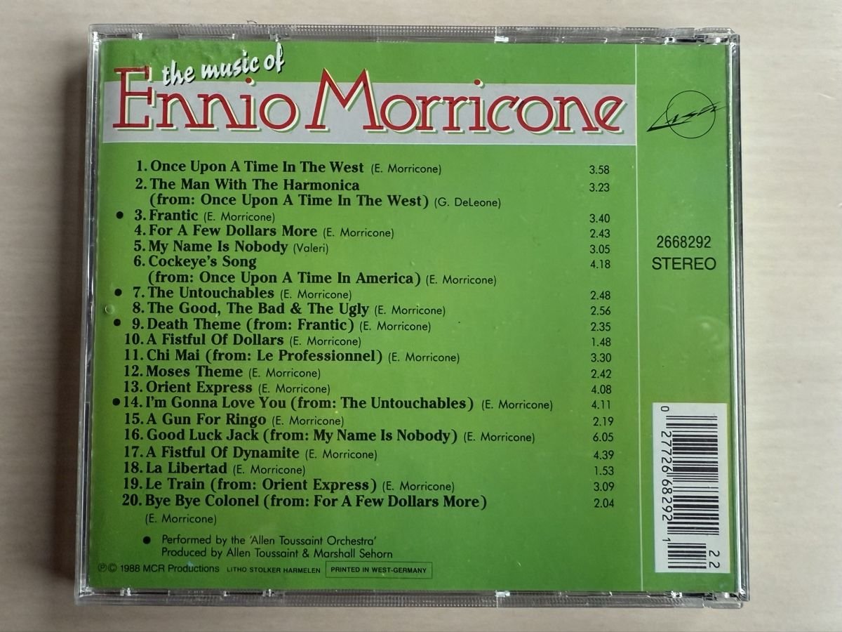 CD: Ennio Morricone - CD - Filmmusik Klassiker – Usato da Oberried Brienz venduto da Chyara 1