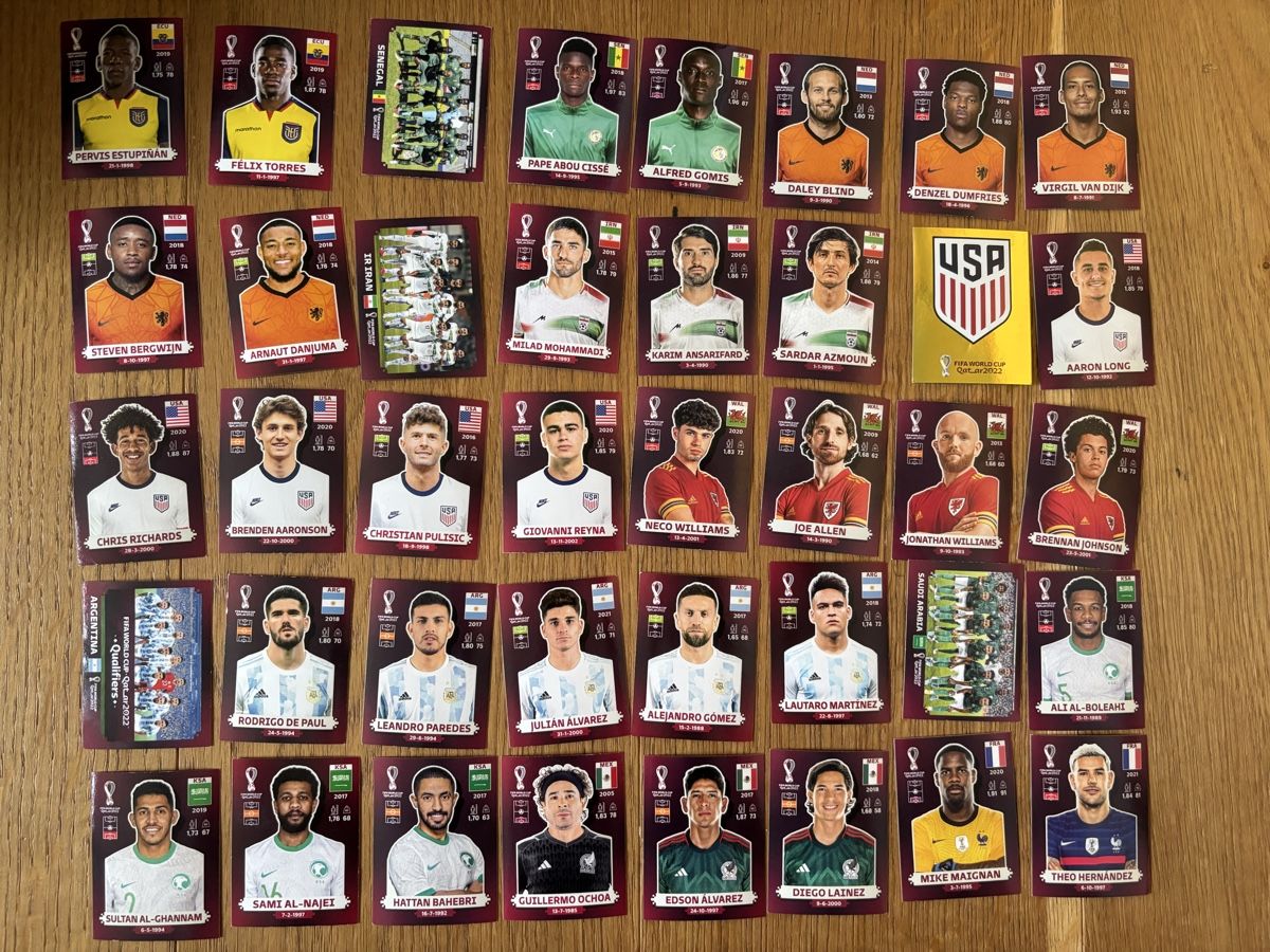 Panini Cartes à collectionner: WM 2022 Sticker Panini – D'occasion à Würenlos par Ashley24 2
