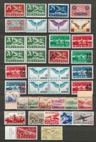 diverse postfrische Flugpost Marken ** (inkl. Bogen)