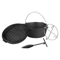 Dutch Oven Kochtopf ohne Füße 9,0 Liter