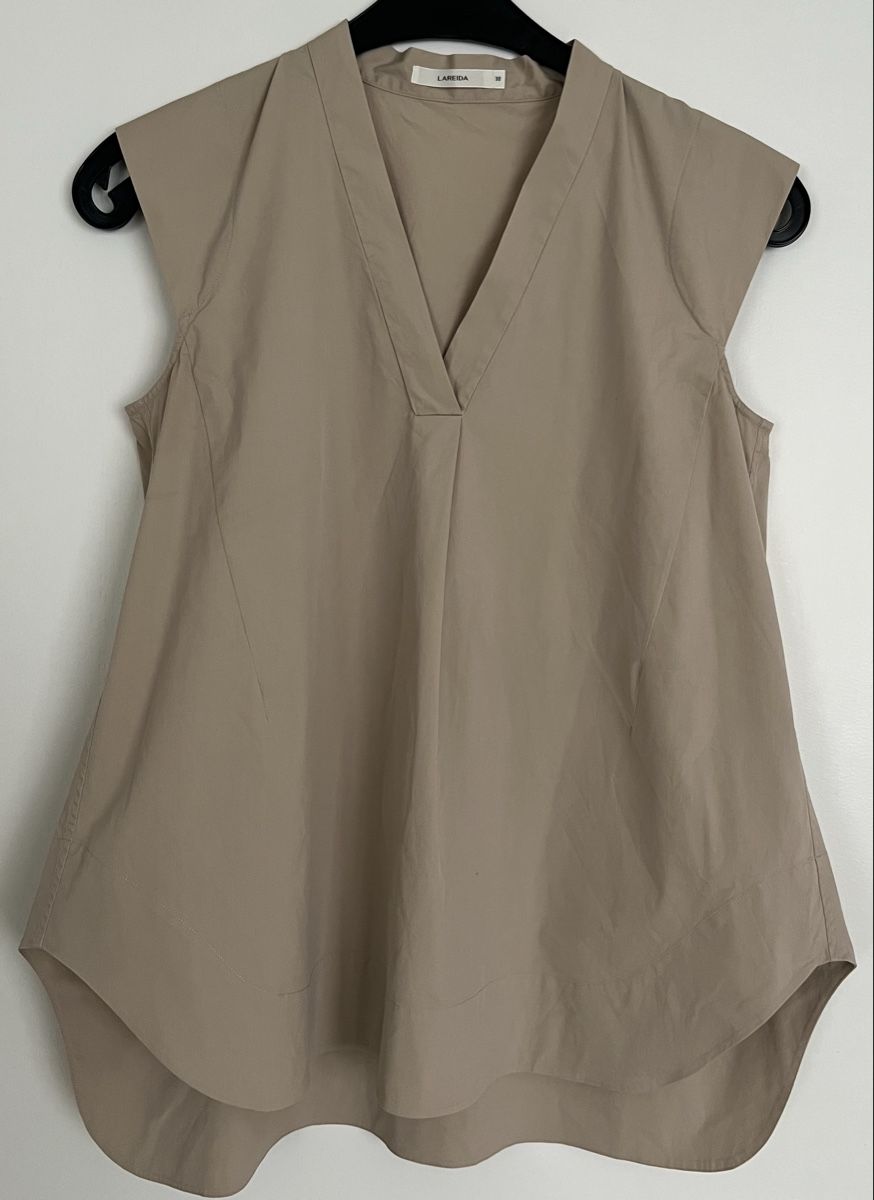 Top: Lareida Top beige Gr. 38 Baumwolle – Usato da Uster venduto da Family_Boutique