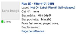 Rize - Filter (10", 33R)