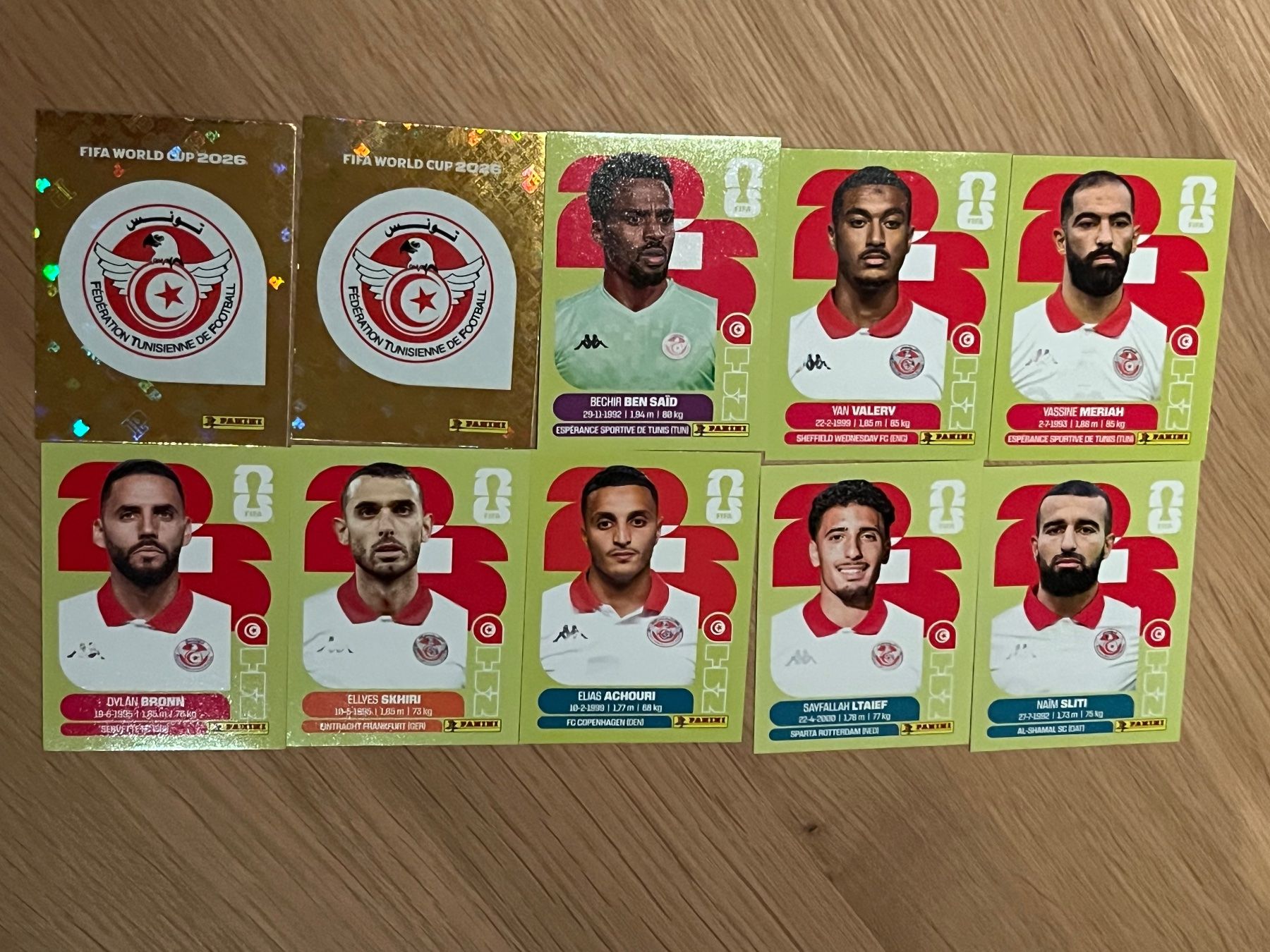 Panini Carte collezionabili: Panini WM 2026 Sticker Tunesien – Nuovo e nell'imballaggio originale da Luzern venduto da strandbar90