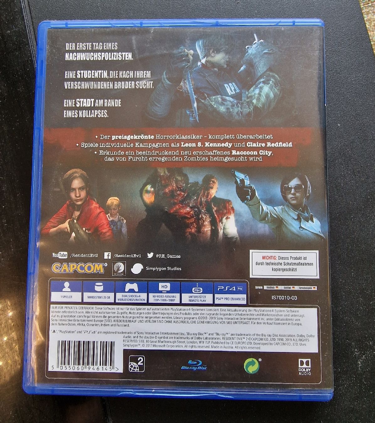 Sony Giochi: Resident Evil 2 (PS4) Ab 1 Fr. – Usato da Bern venduto da The-Orient-Shop 1