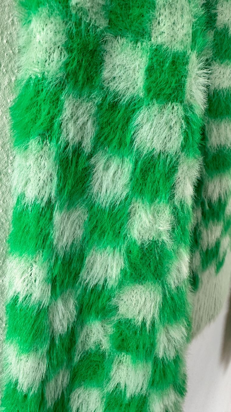 Zara Top: ZARA Pullover grün kariert, Grösse S, NEU – Nuovo (secondo la descrizione) da Niederrohrdorf venduto da gigerch 2