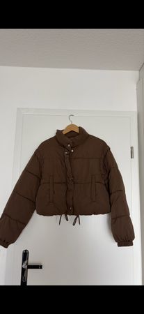 Puffer Jacket Bershka Braun