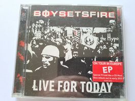 Cd Boysetsfire – Live For Today ( Hardcore )