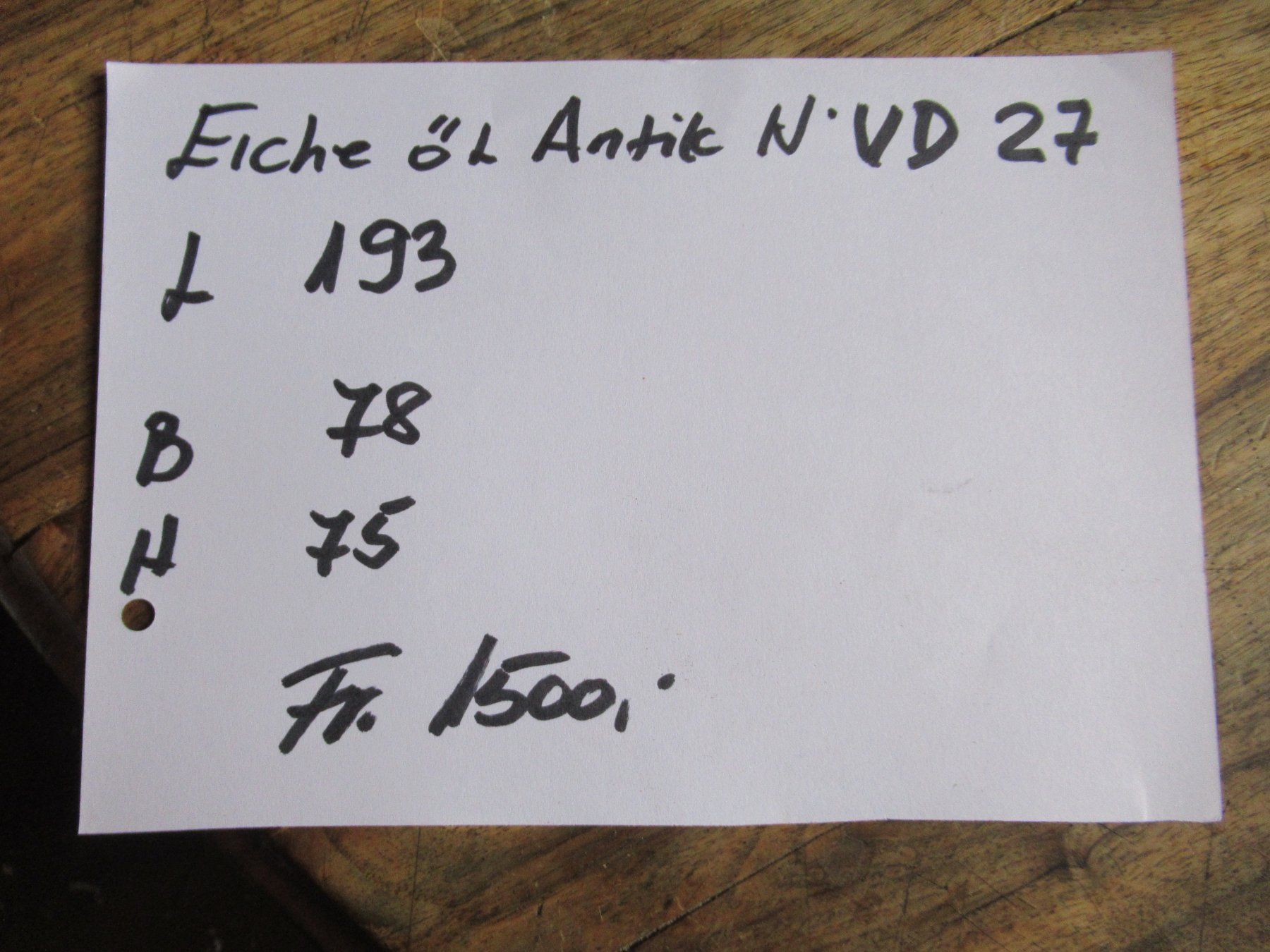 Tavoli: Antiker Beizentisch (Buche/193) – Usato da Berg SG venduto da Pizza58 8